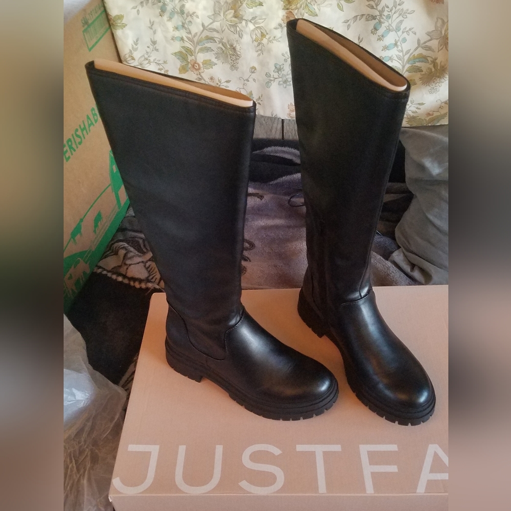 Black Leather Boots